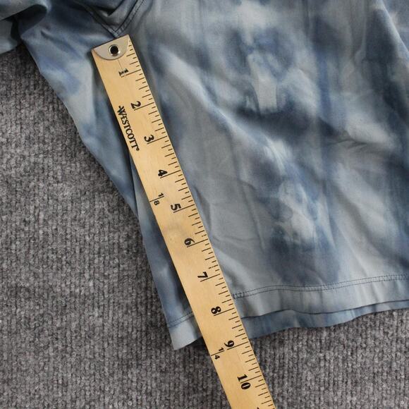 Lululemon Shorts Men Medium Pace Breaker Blue Tie Dye Athletic Running Gym - Picture 10 of 10